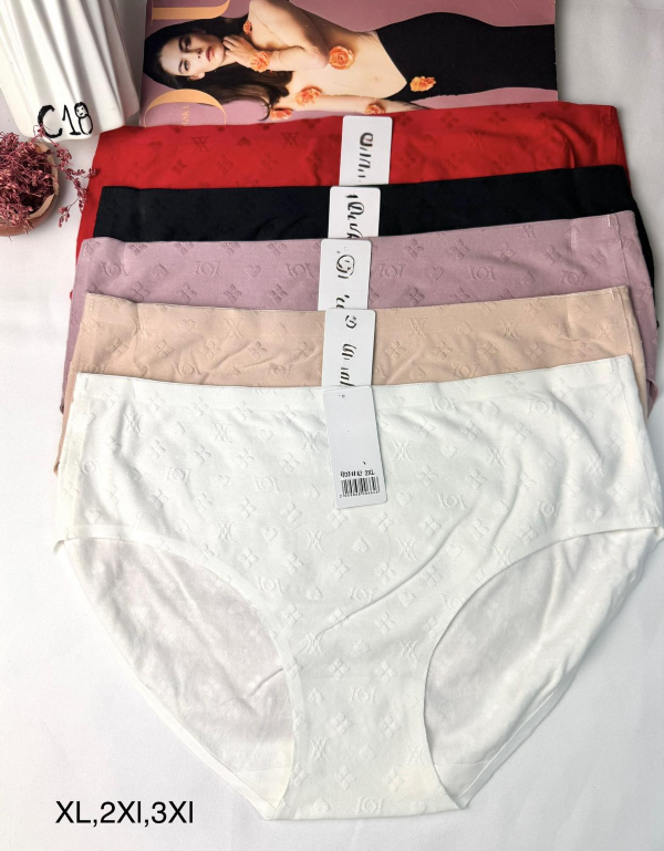 Majtki damskie Roz XL-3XL, Mix kolor Paczka 24 szt